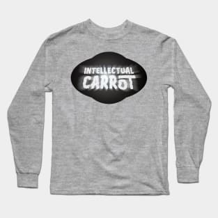 Intellectual Carrot From Another World (B&W) Long Sleeve T-Shirt